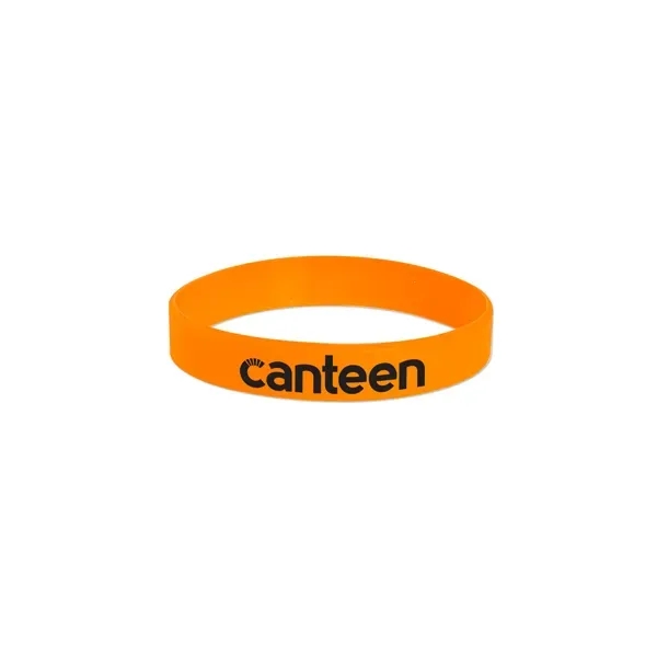 Orange color option for Usa Screen Printed Silicone Bracelet