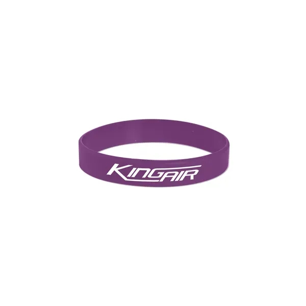 Purple color option for Usa Screen Printed Silicone Bracelet