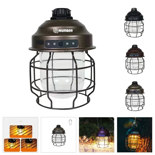 Photo of Portable Outdoor Atmosphere Tent Lights Camping Lantern