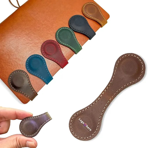 Photo of Magnetic Leather Bookmarks Book Marker Clips