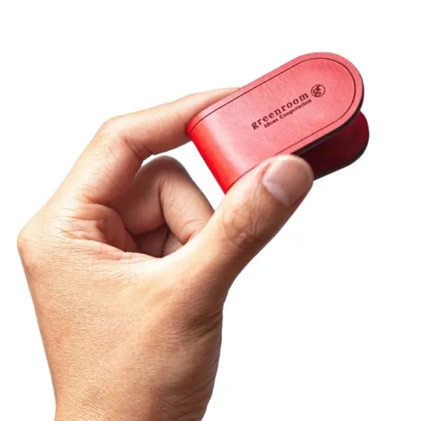 White color option for Magnetic Leather Bookmark