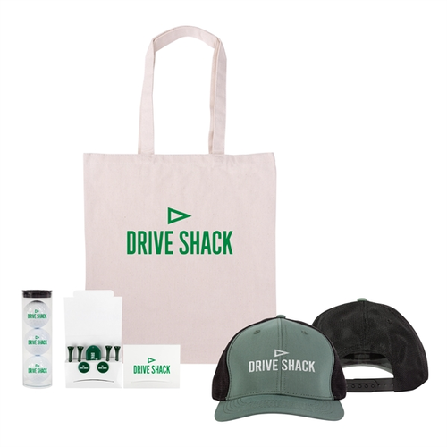 Main photo of Time To Golf Kit In Canvas Tote