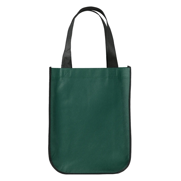 Hunter Green color option for Yuma Non Woven Curved Bottom Tote Bag