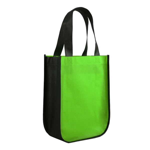 Lime color option for Yuma Non Woven Curved Bottom Tote Bag