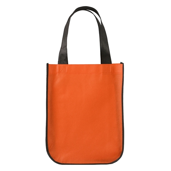 Orange color option for Yuma Non Woven Curved Bottom Tote Bag