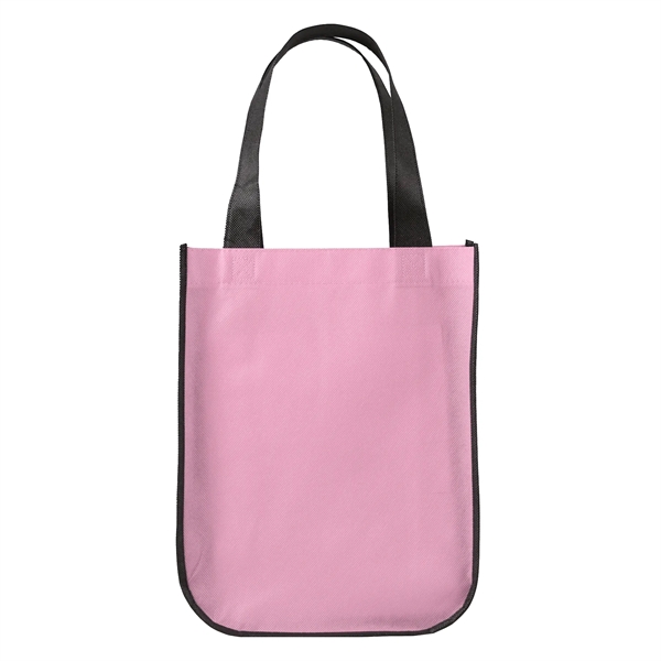 Pink color option for Yuma Non Woven Curved Bottom Tote Bag