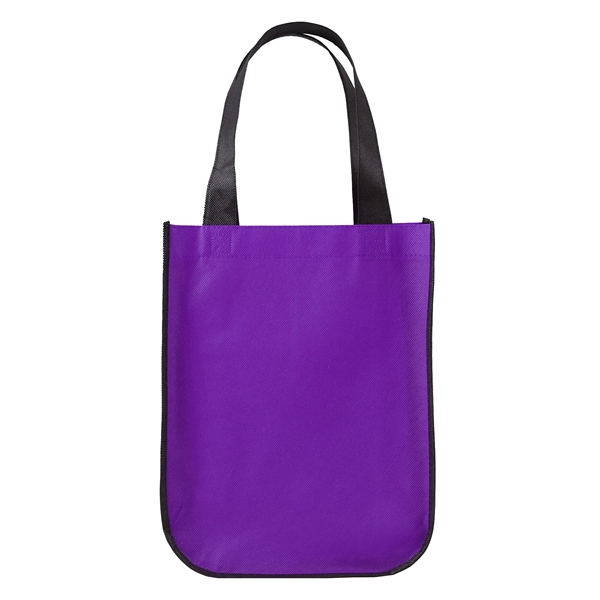Purple color option for Yuma Non Woven Curved Bottom Tote Bag