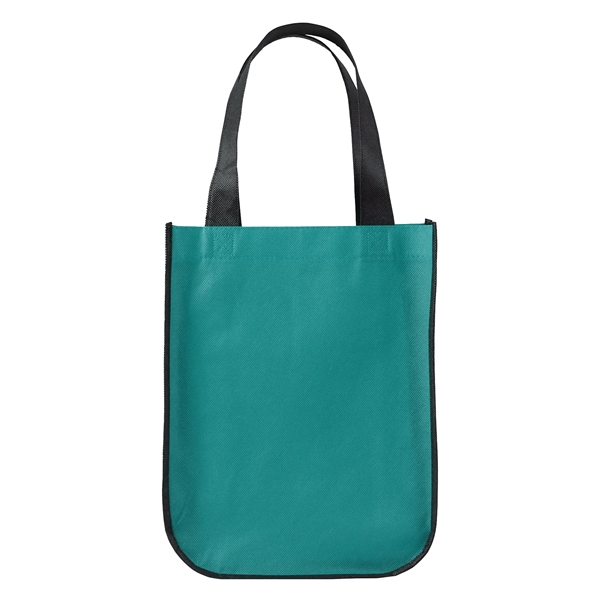 Teal color option for Yuma Non Woven Curved Bottom Tote Bag