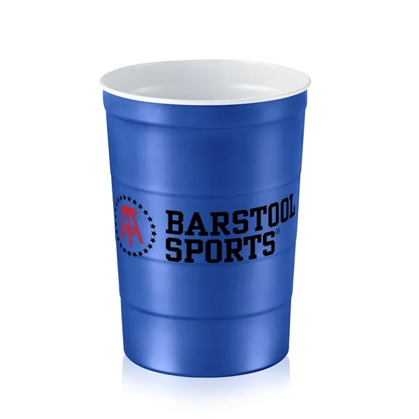 Blue color option for 16oz. Steel Party Cup