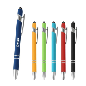 Photo of Soft Touch Ballpoint Pen With Stylus Tip