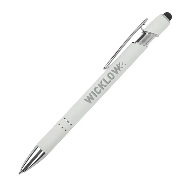 White color option for Denton Soft Touch Pen W/ Stylus