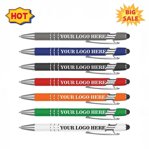 Photo of Soft Touch Pen W/ Stylus (Custom)