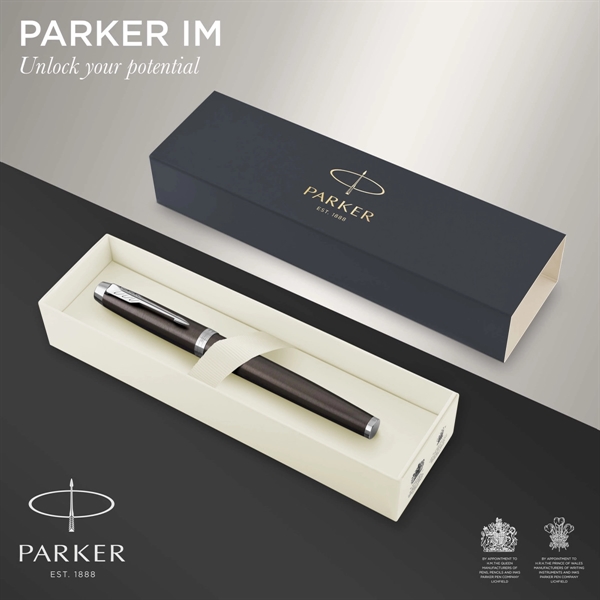 Espresso   Silver Trim color option for Parker Im Rollerball