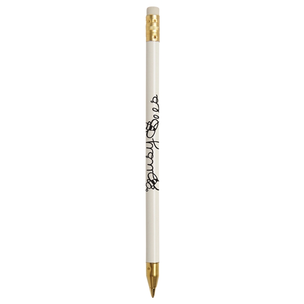 White color option for Wooden Stick Ballpoint Pen