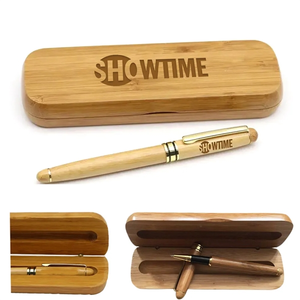 Photo of Executive Wooden Rollerball Pen Set