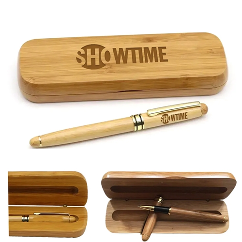 Main photo of Executive Wooden Rollerball Pen Set