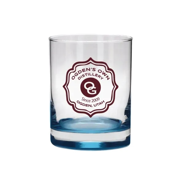 Blue color option for Cask Strength 13.5 Oz Libbey Heavy Base Whiskey Rocks Glass