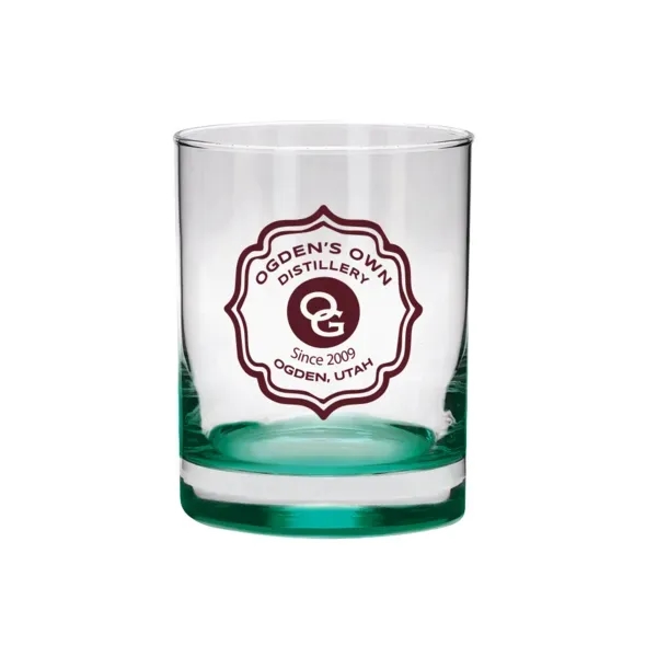Green color option for Cask Strength 13.5 Oz Libbey Heavy Base Whiskey Rocks Glass