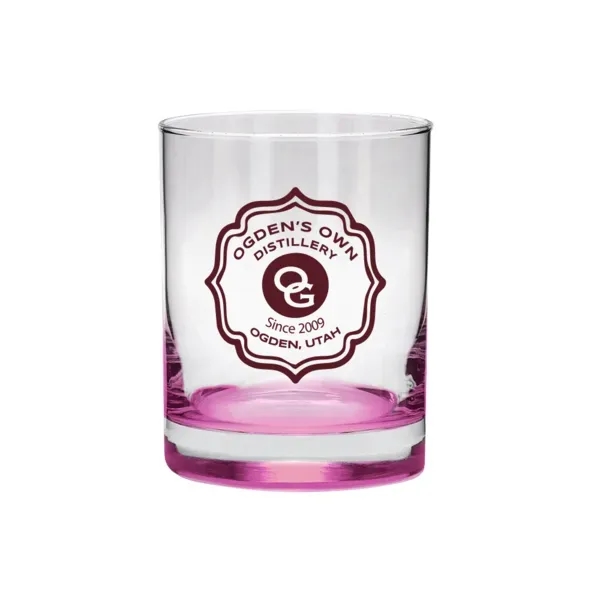Pink color option for Cask Strength 13.5 Oz Libbey Heavy Base Whiskey Rocks Glass