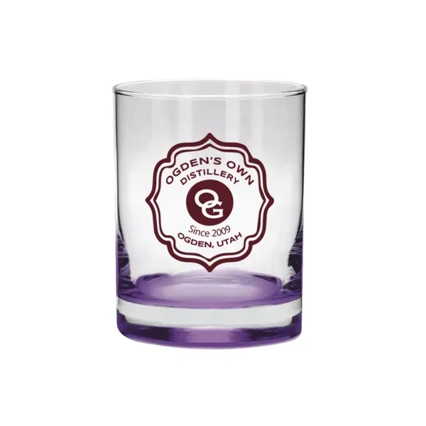 Purple color option for Cask Strength 13.5 Oz Libbey Heavy Base Whiskey Rocks Glass