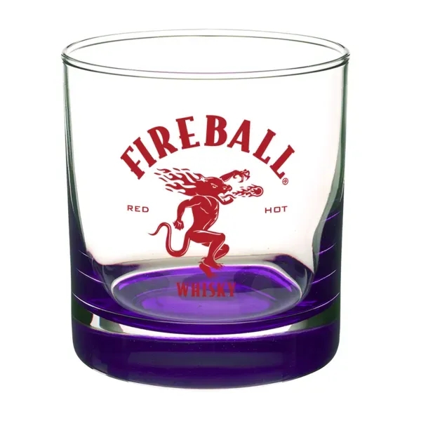 Purple color option for Double Neat 9.5 Oz Heavy Base Whiskey Glass