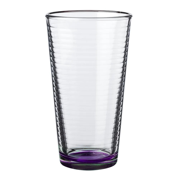 Clear Purple color option for 16 Oz Spiral Pint Glasses