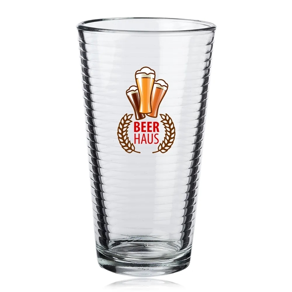 Clear color option for 16 Oz Spiral Pint Glasses