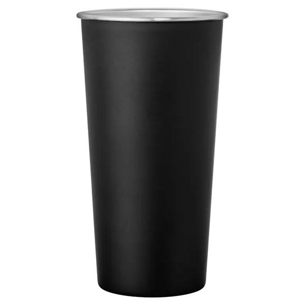 Black color option for Doire Stainless Steel 20 Oz. Pint Glass Cup