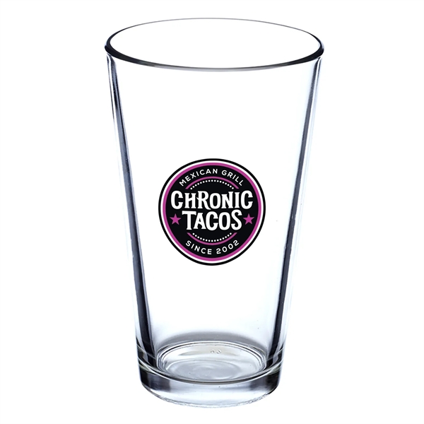 Clear color option for 16 Oz. Libbey® Pint Glasses
