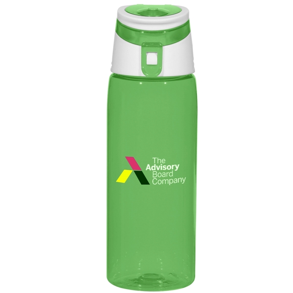 Translucent Green color option for 24 Oz. Tritan™ Flip Top Sports Bottle