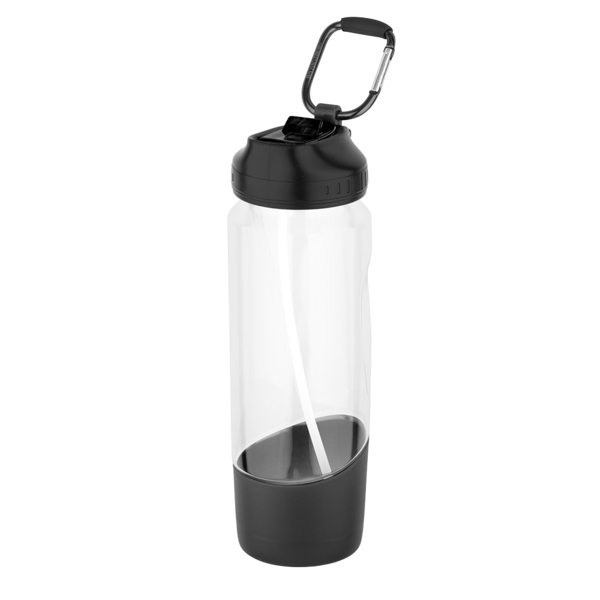 Black color option for Tritan Water Bottle With Carabiner   28 Oz.