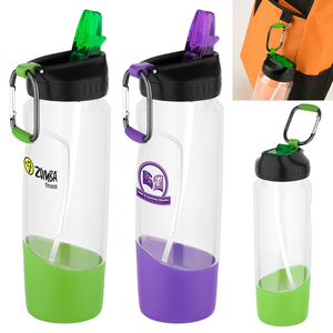 Photo of Tritan Water Bottle With Carabiner   28 Oz.