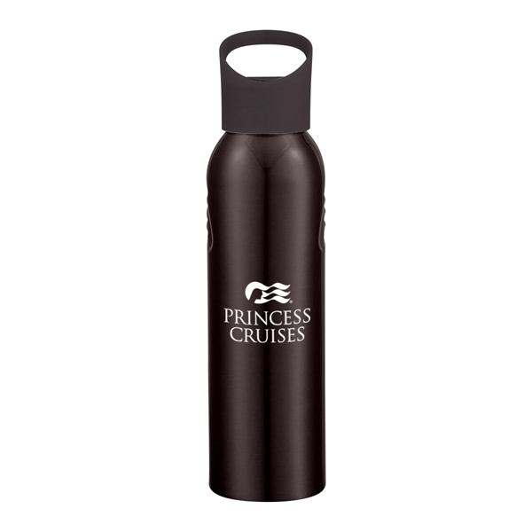 Black With Black color option for 20 Oz. Aluminum Sports Bottle