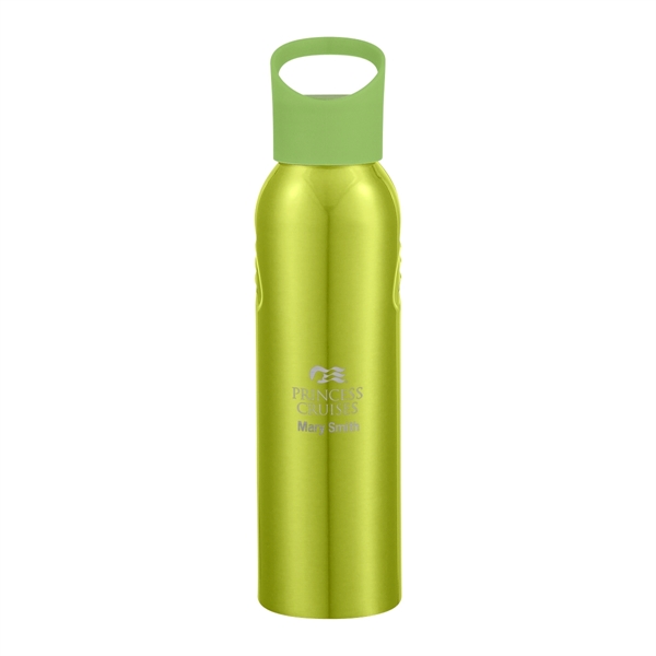 Green With Green color option for 20 Oz. Aluminum Sports Bottle