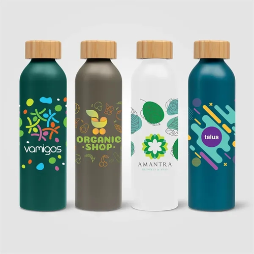 Main photo of Eden 20 Oz. Aluminum Water Bottle With Bamboo Lid