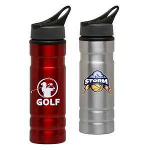 Photo of 27.25 Oz. Flip Top Spout Aluminum Water Bottles