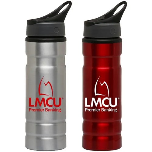 Main photo of 27.25 Oz. Flip Top Spout Aluminum Water Bottles