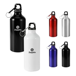 Photo of 25 Oz Aluminum Water Bottle Flask With Carabiner