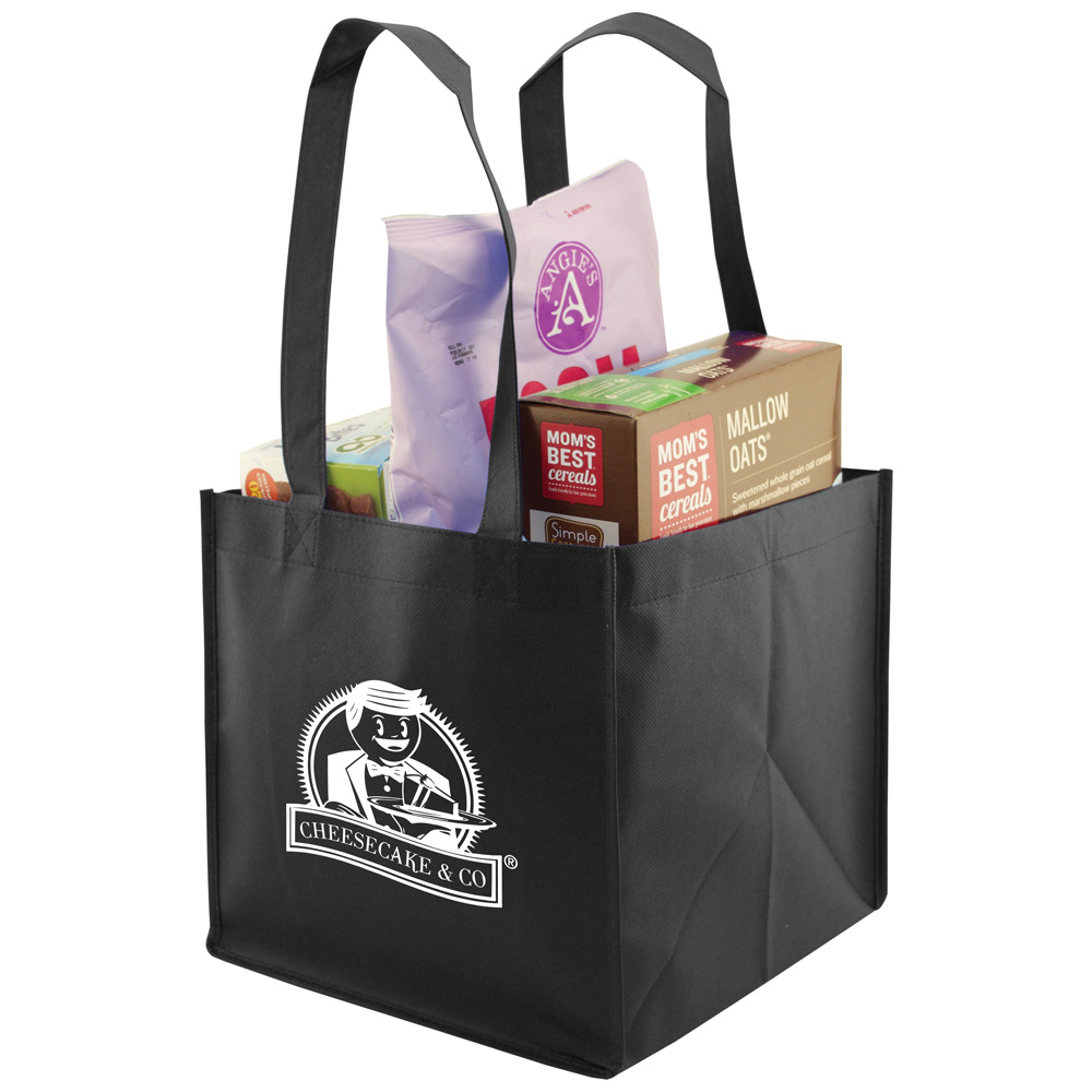 Black color option for Hexa Tote Bag   10" X 10"