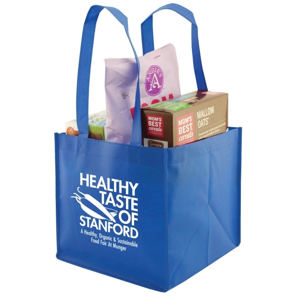 Royal Blue color option for Hexa Tote Bag   10" X 10"