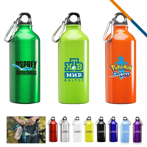 Blue color option for Hadwin Aluminum Water Bottle   20 Oz.