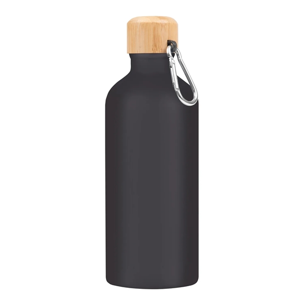 Black color option for 20 Oz. Aluminum Tundra Bike Bottle With Bamboo Lid