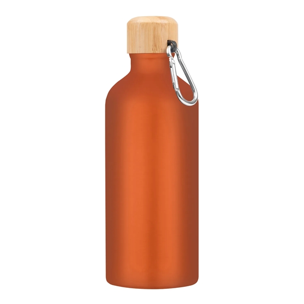 Metallic Orange color option for 20 Oz. Aluminum Tundra Bike Bottle With Bamboo Lid