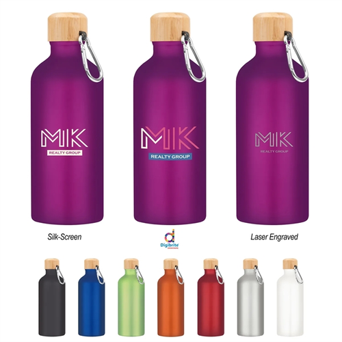 Main photo of 20 Oz. Aluminum Tundra Bike Bottle With Bamboo Lid