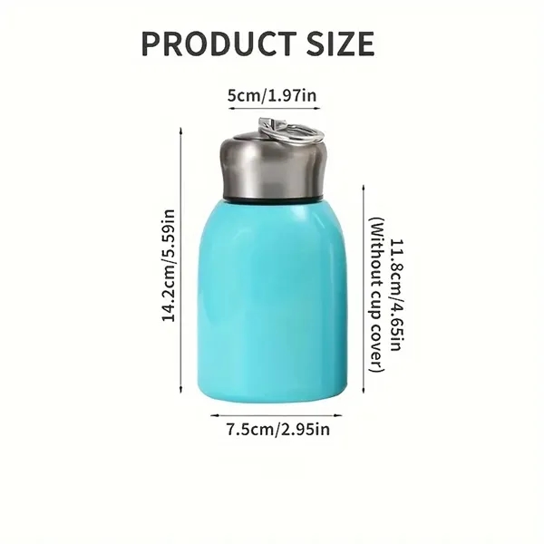 Blue color option for 10 Oz Stainless Steel Flask Water Bottle