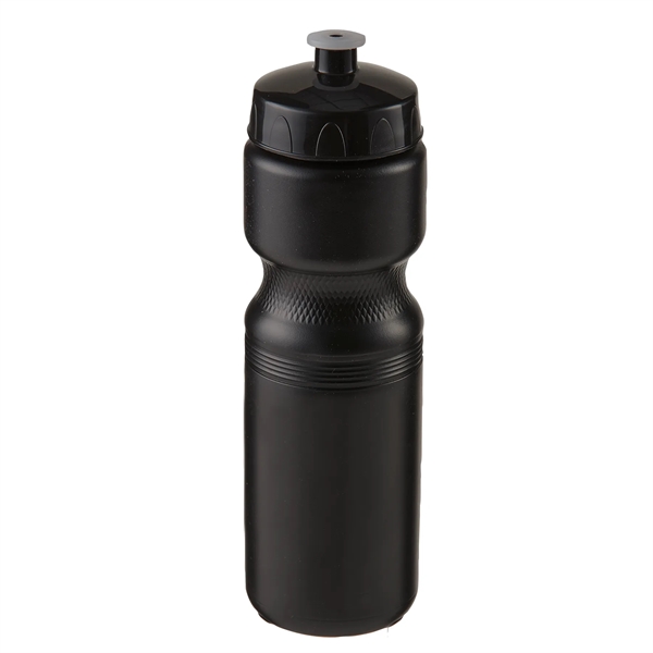 Black color option for 28 Oz Plastic Bike Water Bottle