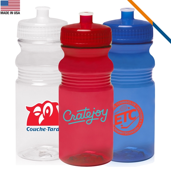 Trans Blue color option for Almi Bike Water Bottle   20 Oz.