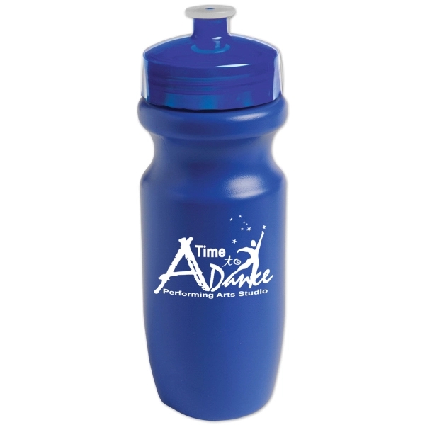 Blue color option for Plastic Bike Bottle 20 Oz