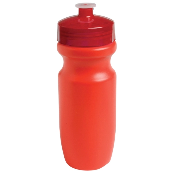 Red color option for Plastic Bike Bottle 20 Oz