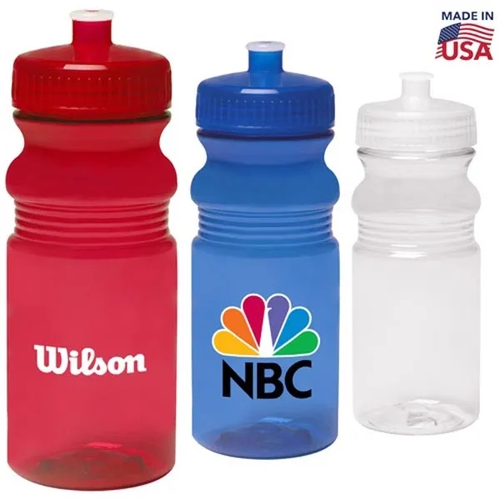 Main photo of Translucent Usa Made Bike Bottle 20 Oz. Push Cap